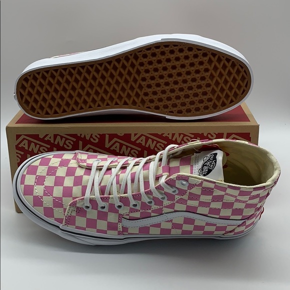 VANS Sk-8-Hi Tapered CHECKERBOARD Fchsapktrwt men’ - Picture 5 of 16